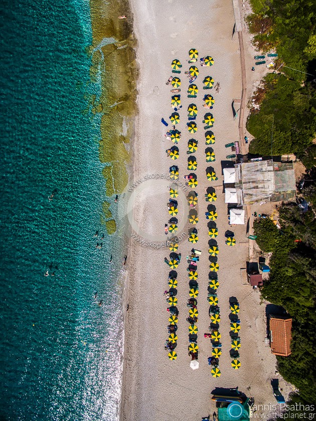 Milia Beach, Skopelos Drone Photography - Aerial Photography Greece