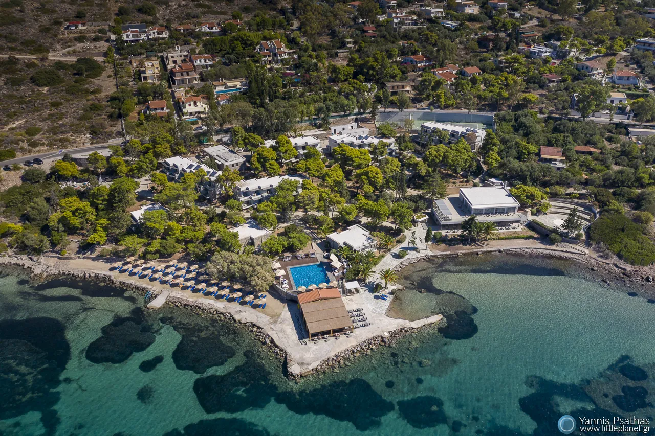 Lalibay Resort, Aegina, Aerial View