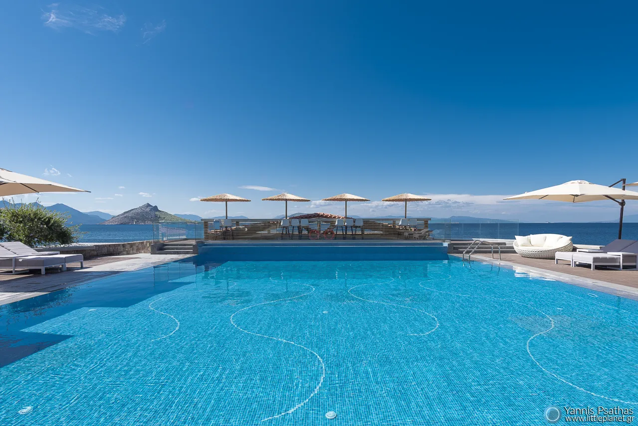 Lalibay Resort pool area, Aegina