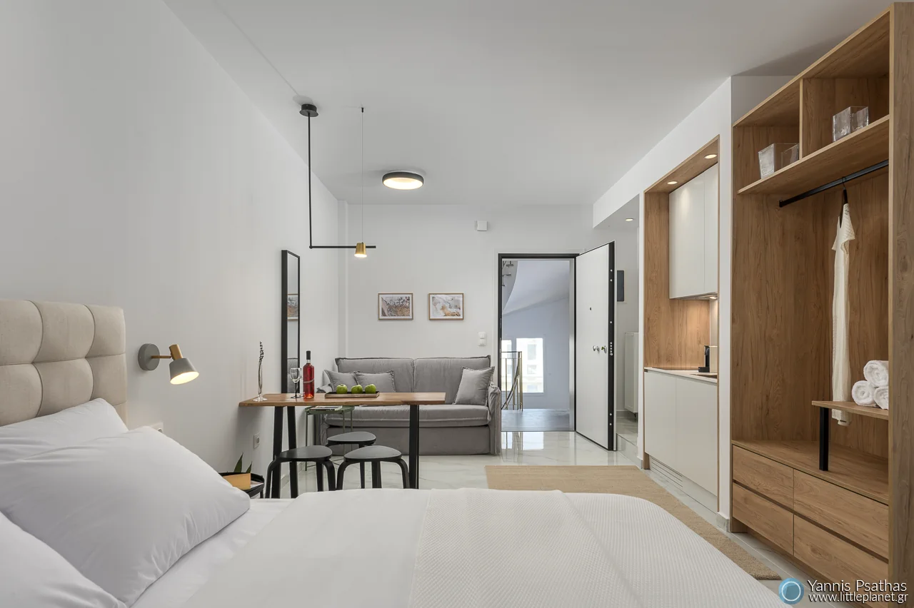 Εσωτερικά δωματιών IOKA Airbnb Suites, Θεσσαλονίκη