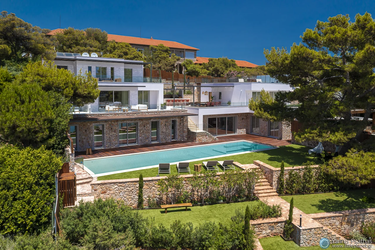 Aerial Photo of a Private Home, Vouliagmeni