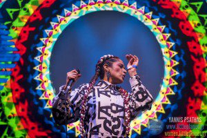 Calypso Rose live concert at WOMEX Festival 2016 Awards in Santiago de Compostela