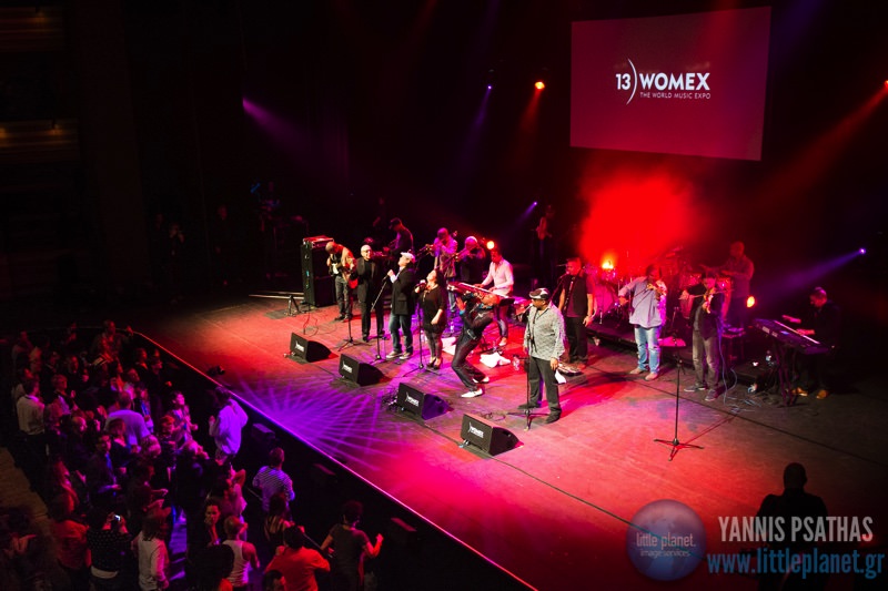 Los Van Van live concert at Womex Festival Awards 2013 in Cardiff