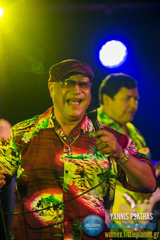Cumbia All Stars live concert at WOMEX Festival 2013 in Cardiff