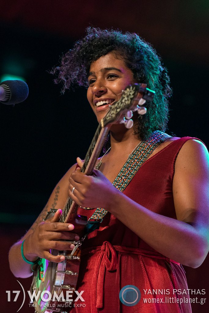 Leyla McCalla concert at Womex Festival 2017 in Katowice