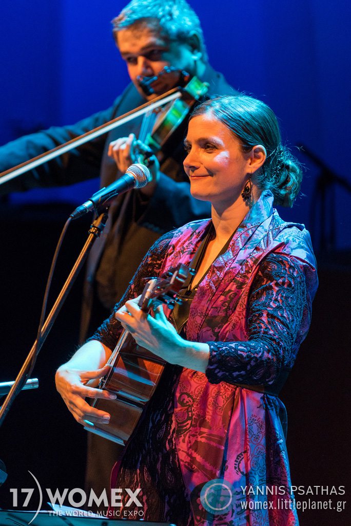 Marta Topferova Milokraj concert at Womex Festival 2017 in Katowice