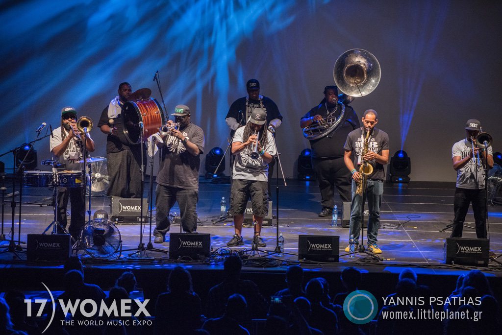 Hot 8 Brass Band concert at Womex Festival 2017 in Katowice