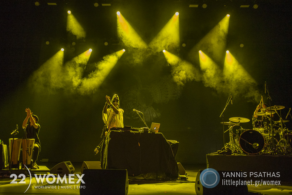Afrotronix live concert at Womex 2022, Lisbon