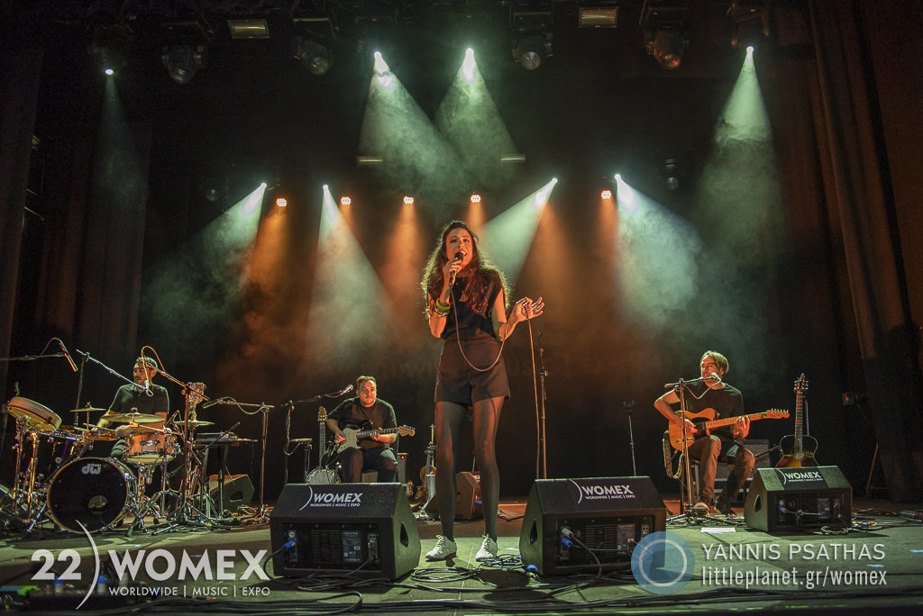 Djazia Satour live concert at Womex 2022, Lisbon