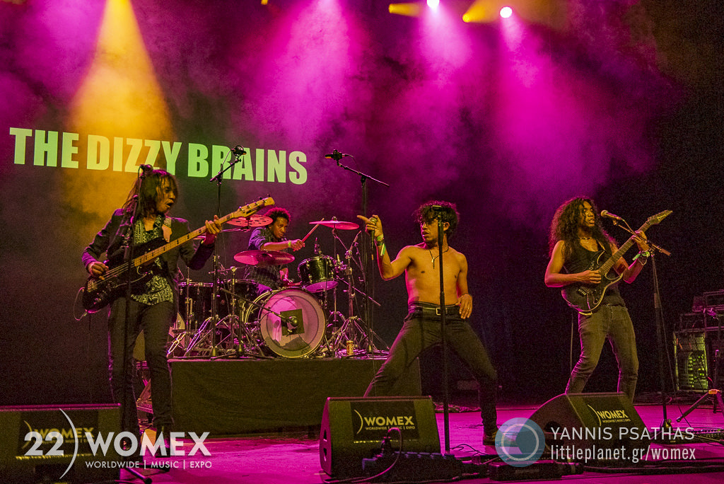 The Dizzy Brains live concert at Womex 2022, Lisbon