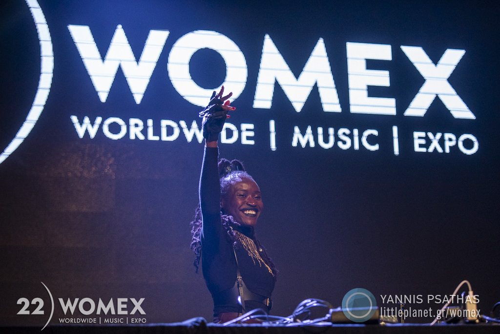 Aunty Rayzor live concert at Womex 2022, Lisbon