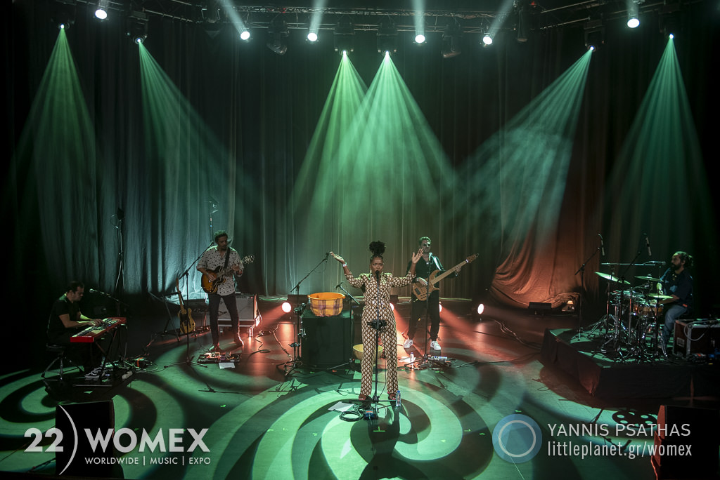 Karyna Gomes live concert at Womex 2022, Lisbon