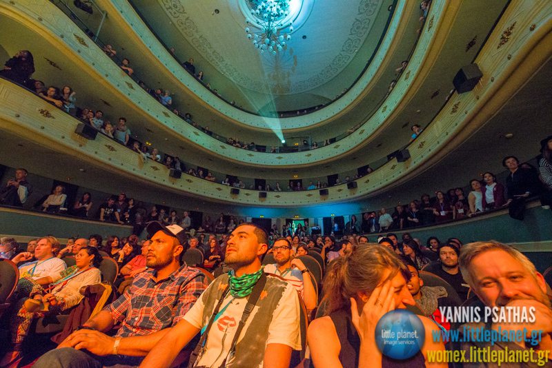 La Chiva Gantiva live concert at WOMEX Festival 2014 in Santiago de Compostela 
