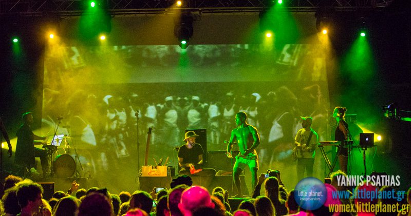 Batida live concert at WOMEX Festival 2014 in Santiago de Compostela 