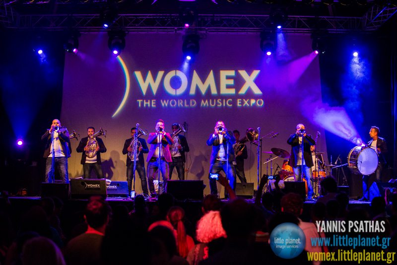 Dzambo Agusevi Orchestra live concert at WOMEX Festival 2014 in Santiago de Compostela 