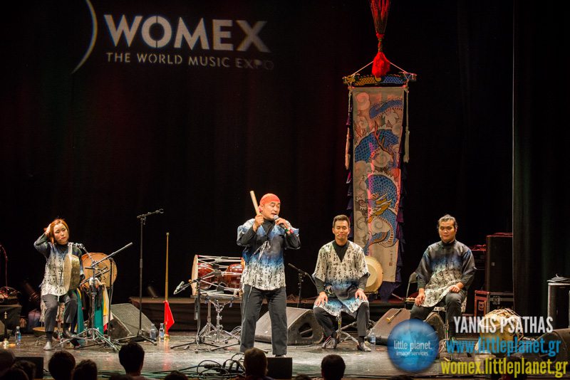 Noreum Machi live concert at WOMEX Festival 2014 in Santiago de Compostela 