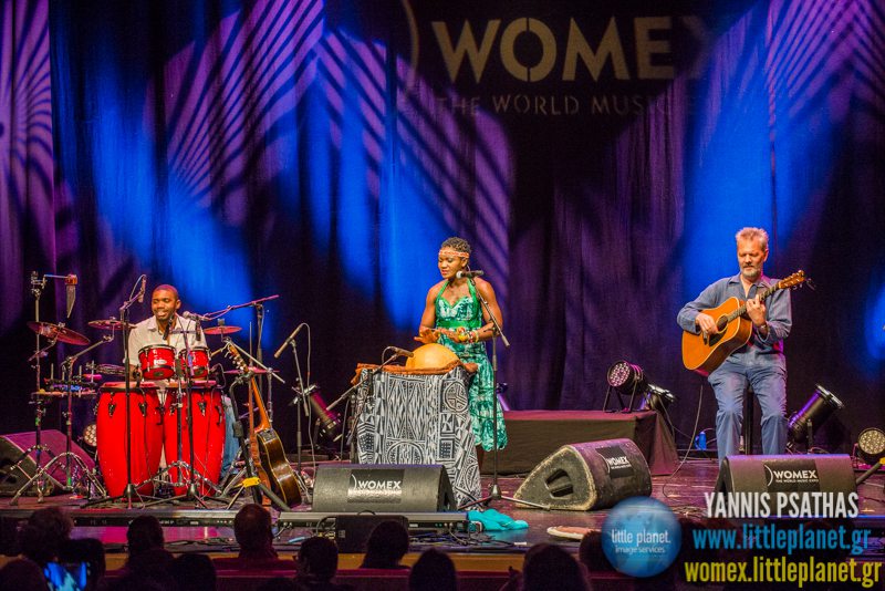 Kareyce Fotso live concert at WOMEX Festival 2014 in Santiago de Compostela 