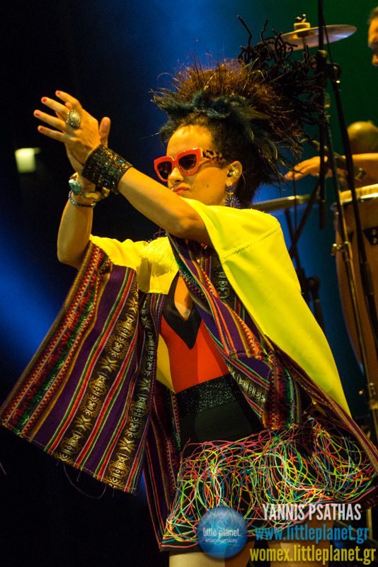 La Yegros live concert at WOMEX Festival 2014 in Santiago de Compostela 