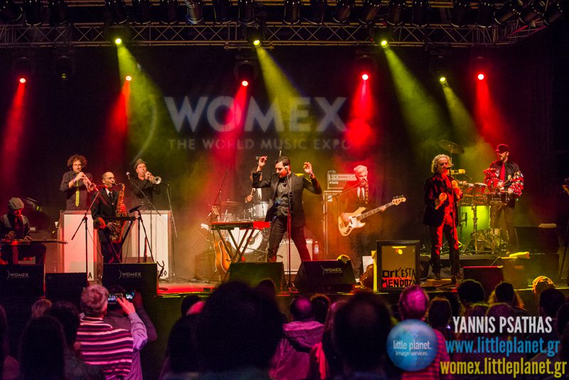 Oreksta Mendoza live concert at WOMEX Festival 2014 in Santiago de Compostela 