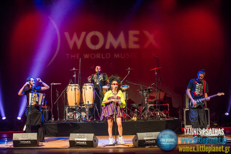 Sertanilia live concert at WOMEX Festival 2014 in Santiago de Compostela 