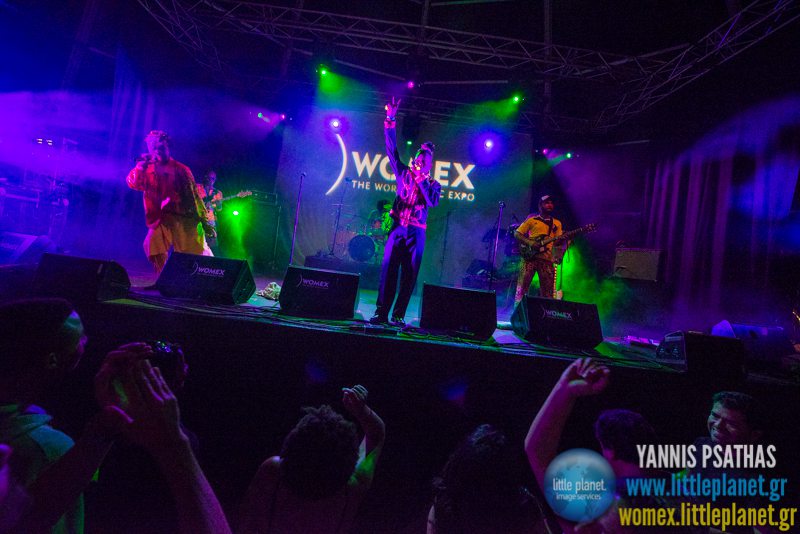 Tribu Bahar live concert at WOMEX Festival 2014 in Santiago de Compostela 