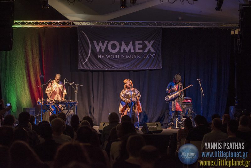 Trio da Kali live concert at WOMEX Festival 2016 in Santiago de Compostela