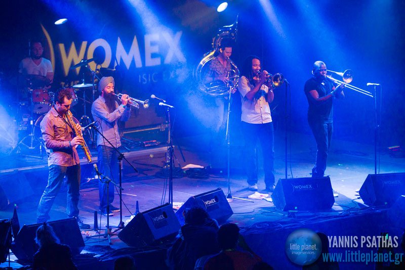 Red Baraat live concert in Womex 2012 Thessaloniki